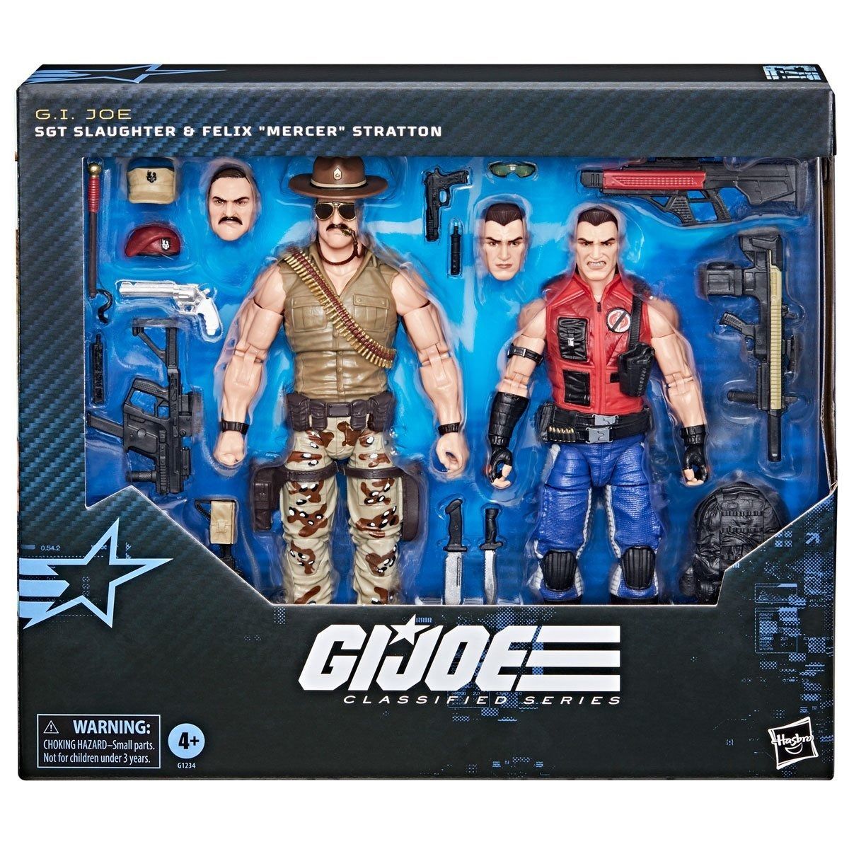 G.I. Joe Classified Series Sgt Slaughter & Felix 'Mercer' Stratton 2 Pack