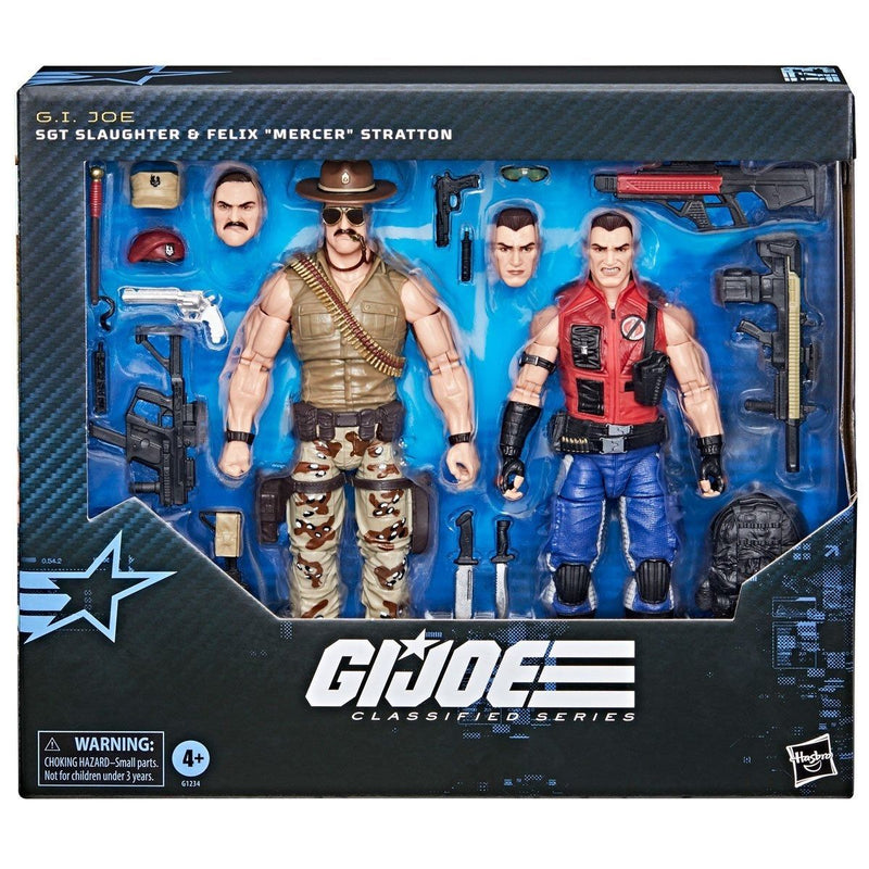 G.I. Joe Classified Series Sgt Slaughter & Felix 'Mercer' Stratton 2 Pack