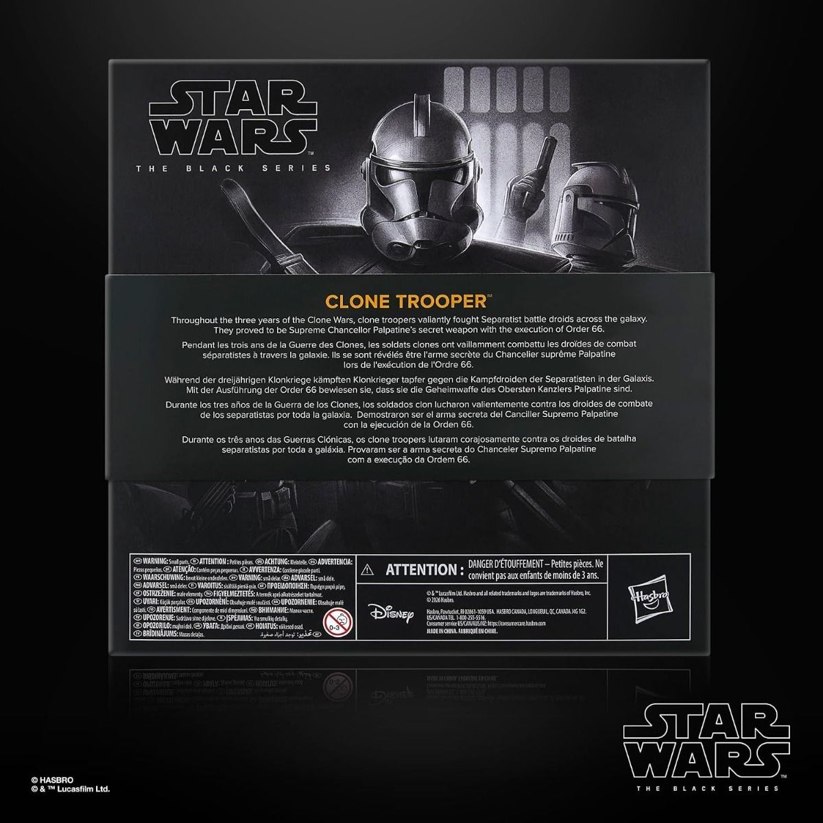 PRE-ORDER Star Wars Black Series Deluxe Clone Trooper Set