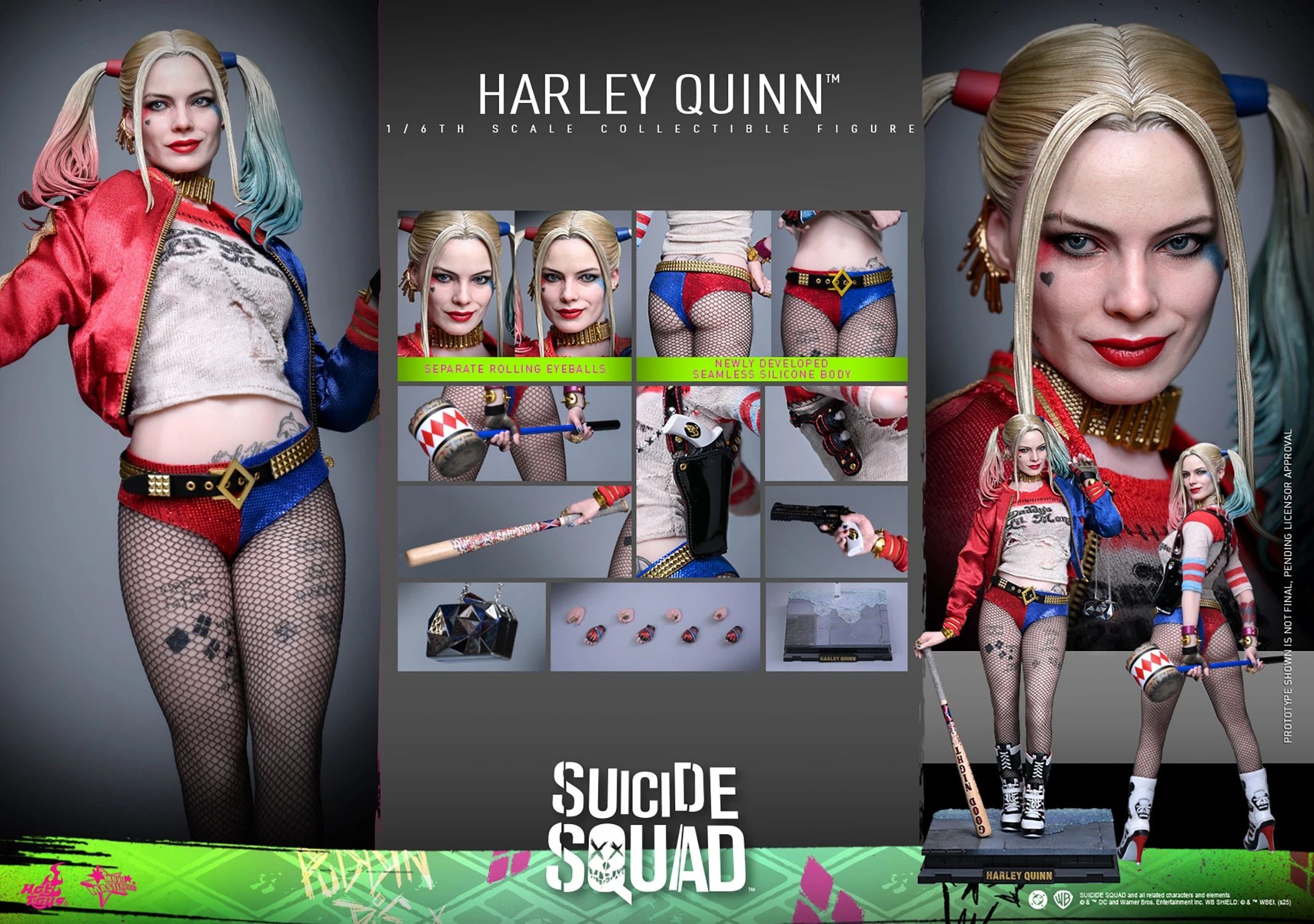 PRE-ORDER Hot Toys Suicide Squad Harley Quinn MMS841 1/6 Scale Collectible Figure IMPORT STOCK