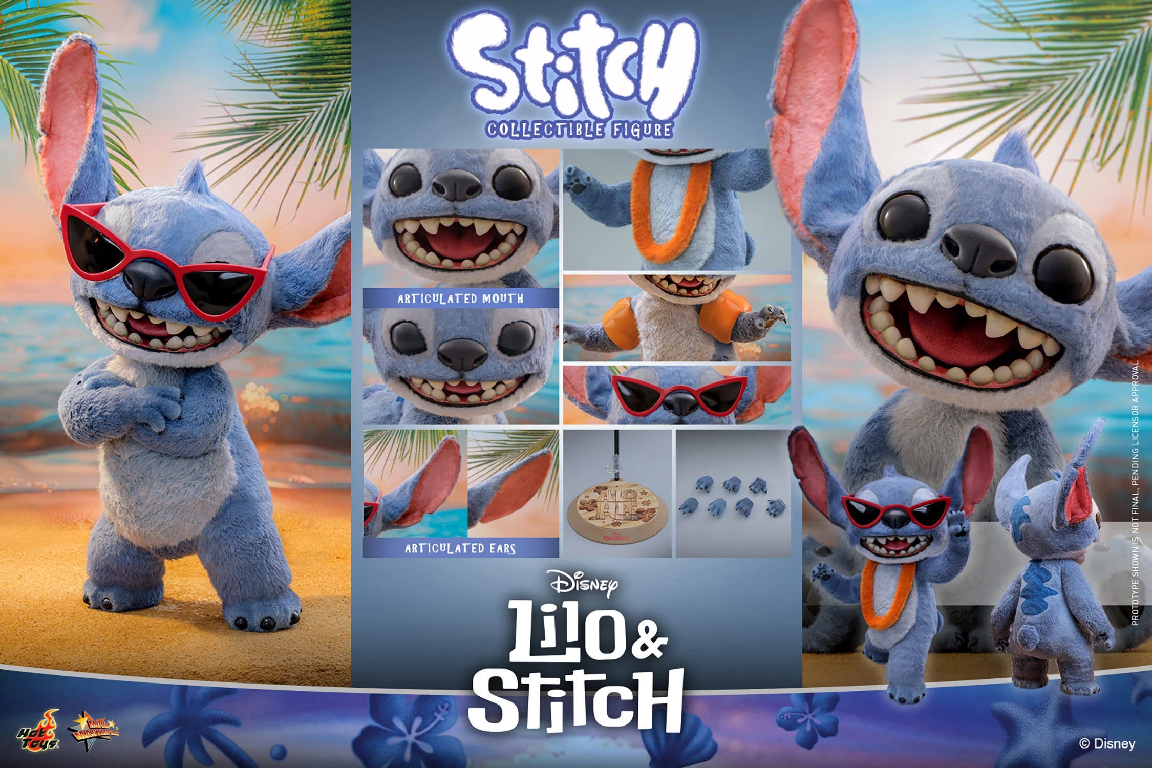 PRE-ORDER Hot Toys Realistic Stitch Collectible Figure