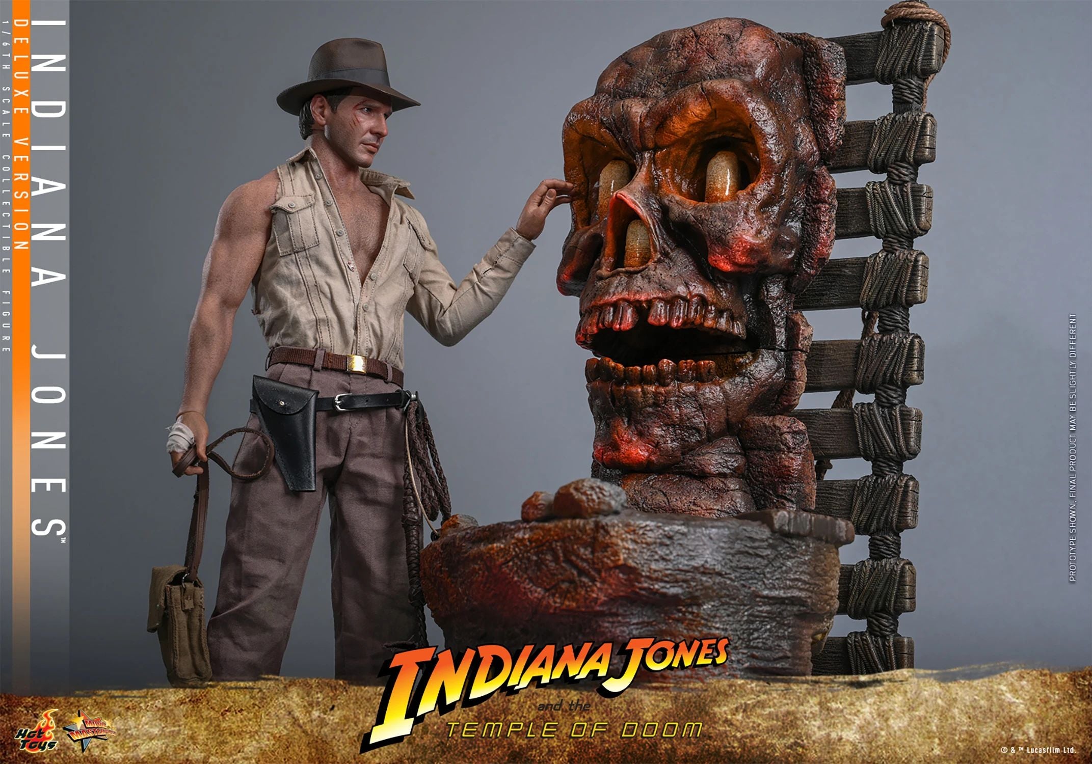 PRE-ORDER Hot Toys Indiana Jones and the Temple of Doom Indiana Jones (Deluxe Version) 1/6 Scale Collectible IMPORT STOCK