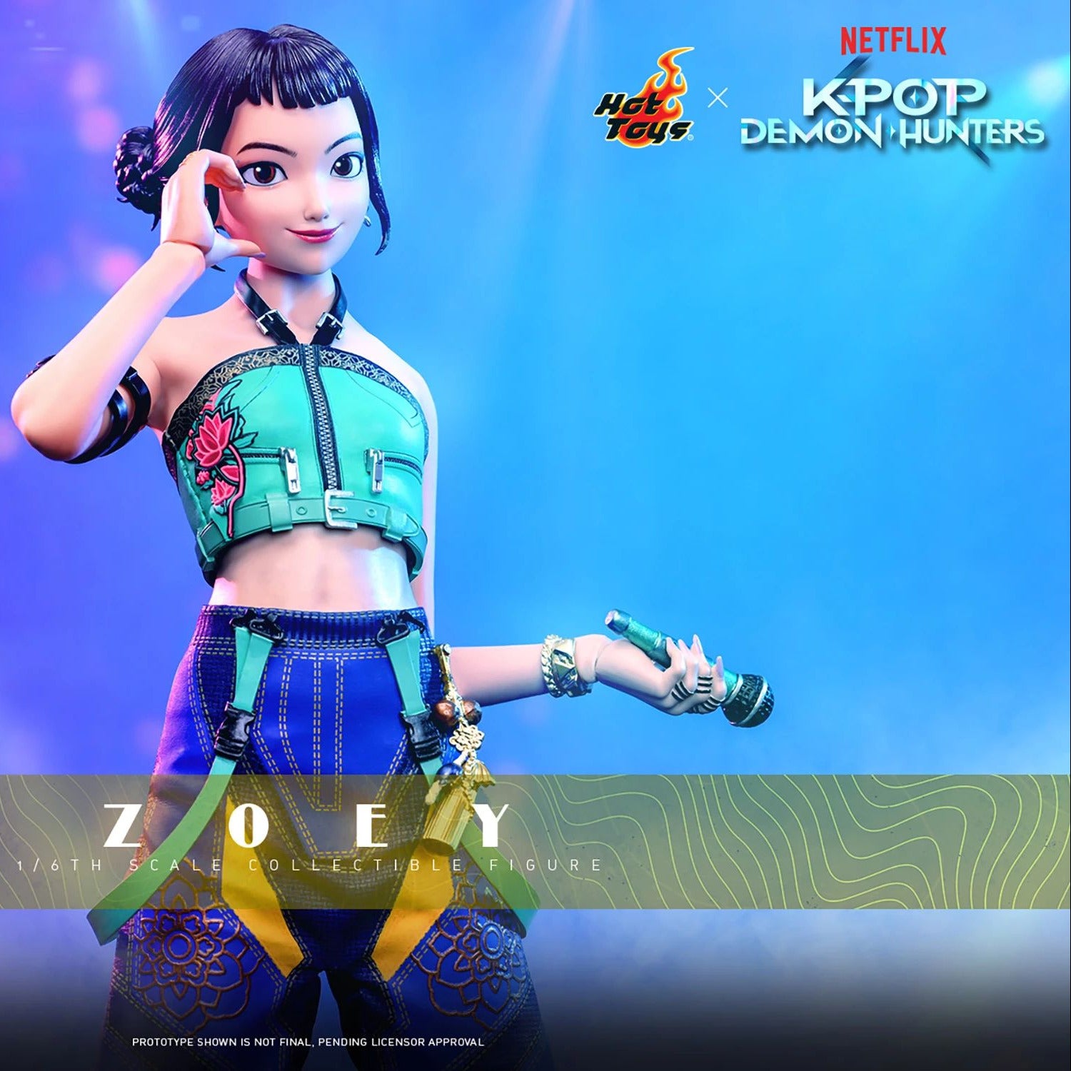 PRE-ORDER Hot Toys KPop Demon Hunters Zoey 1/6 Scale Collectible Figure IMPORT STOCK
