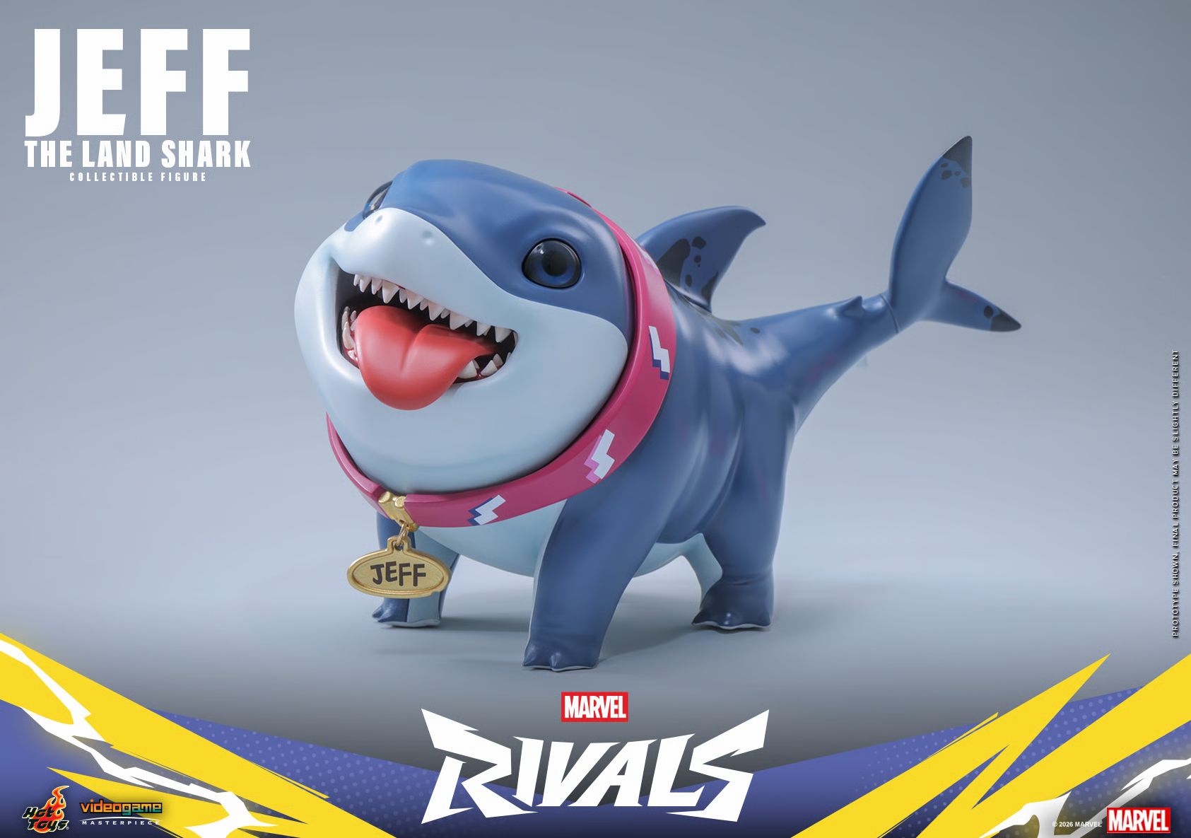 PRE-ORDER Hot Toys Marvel Rivals Jeff The Land Shark Collectible Figure IMPORT STOCK