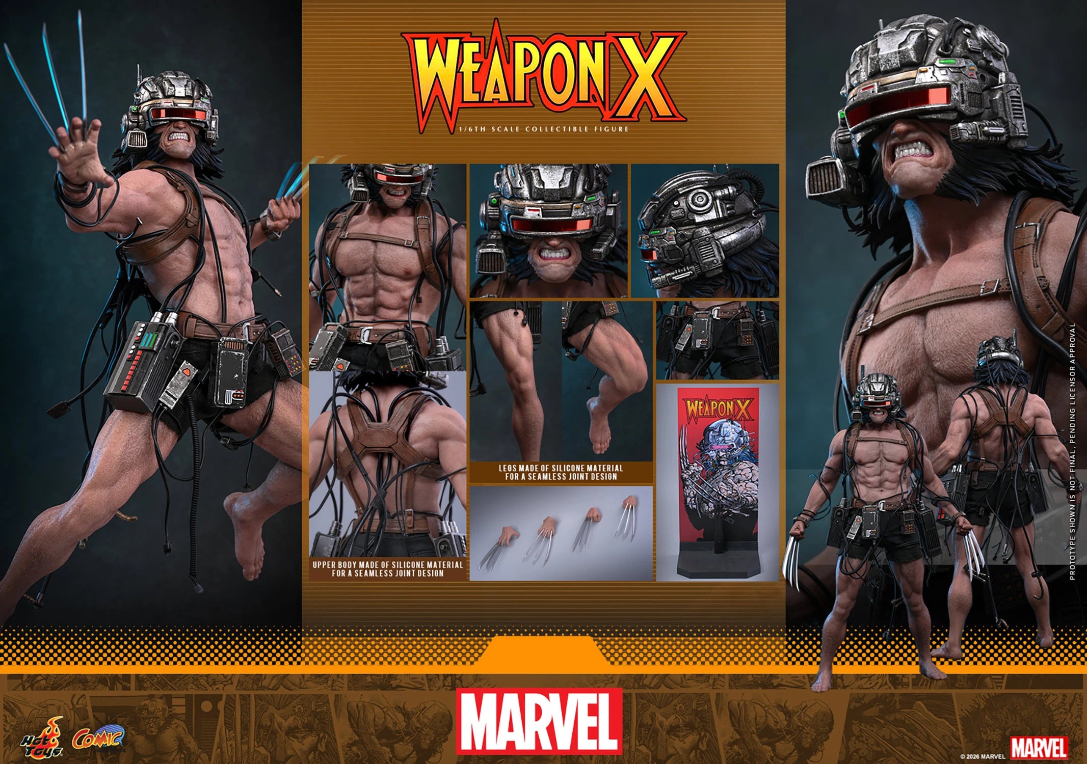 PRE-ORDER Hot Toys Comic Weapon X 1/6 Scale Collectible Figure IMPORT STOCK
