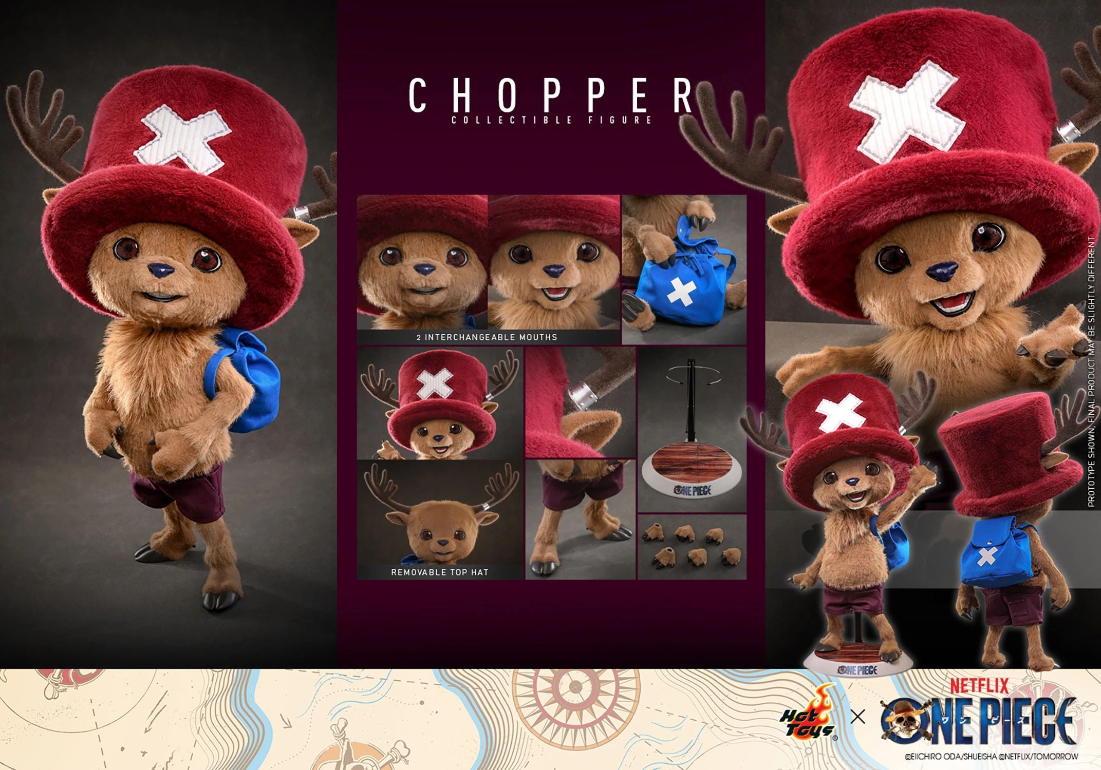PRE-ORDER Hot Toys Netflix One Piece Chopper Collectible Figure IMPORT STOCK