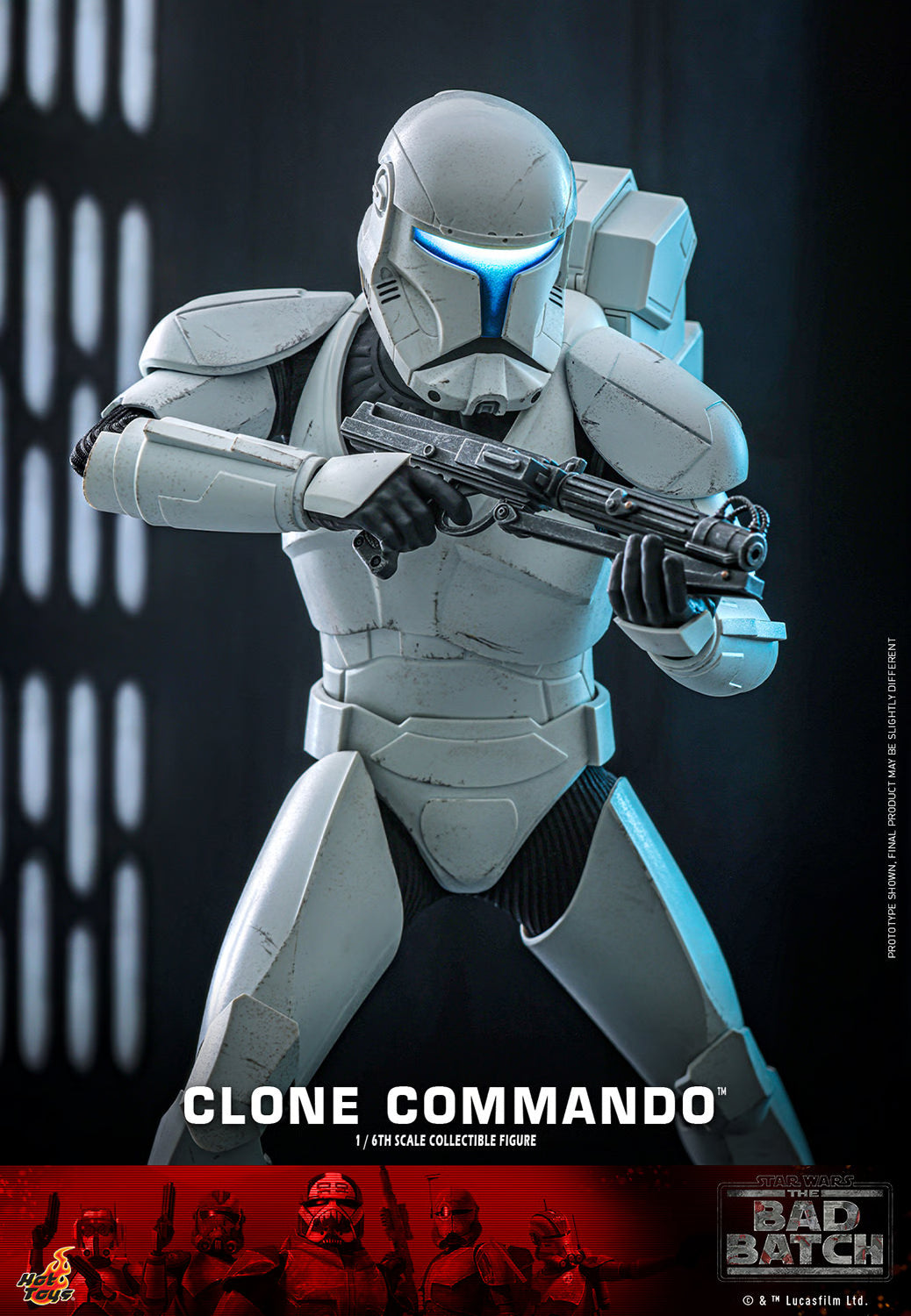 Hot Toys Star Wars Clone Commando TMS131 1/6 Scale Collectible Figure IMPORT STOCK