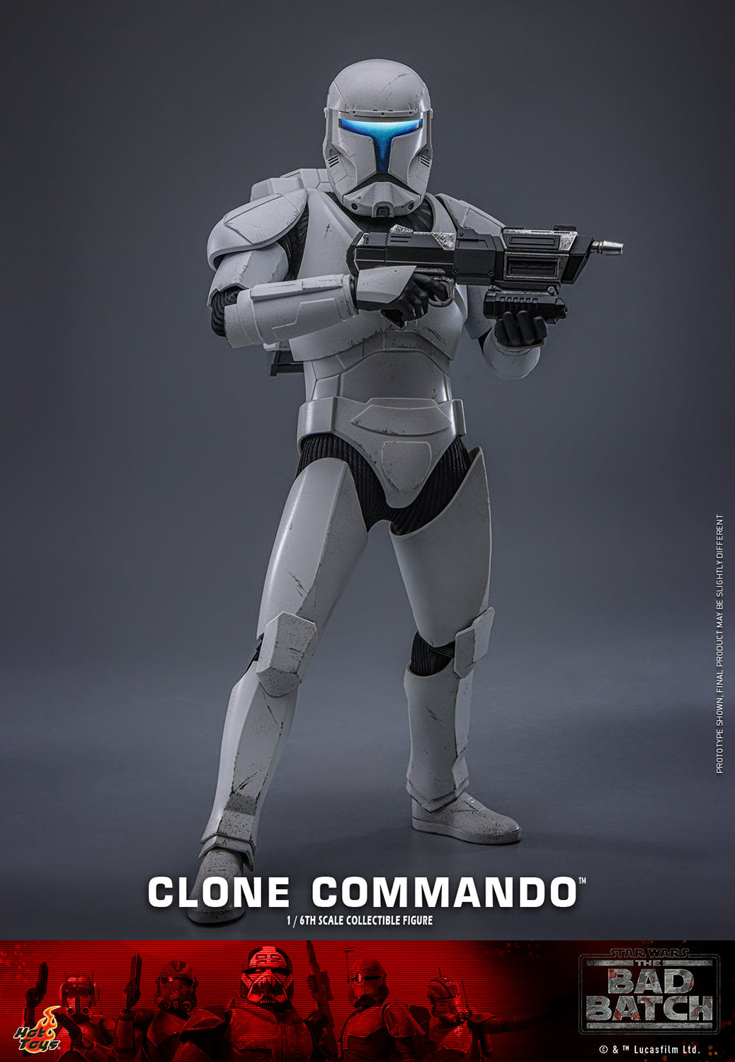 Hot Toys Star Wars Clone Commando TMS131 1/6 Scale Collectible Figure IMPORT STOCK