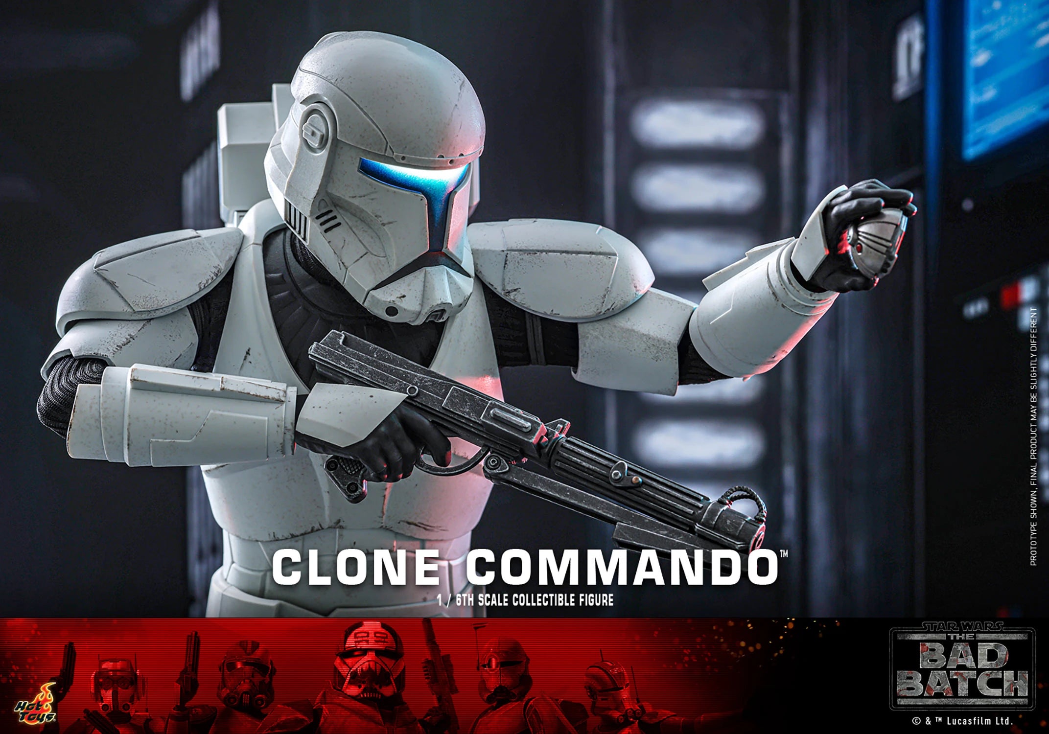 Hot Toys Star Wars Clone Commando TMS131 1/6 Scale Collectible Figure IMPORT STOCK