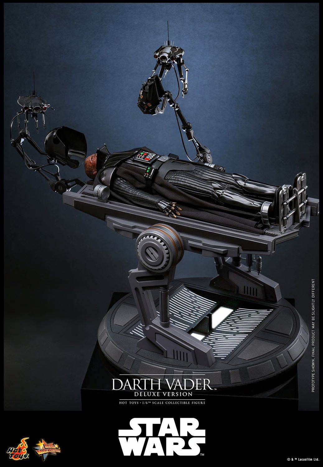 PRE-ORDER Hot Toys Star Wars Revenge of the Sith Darth Vader Deluxe Version 1/6 Scale Collectible Figure