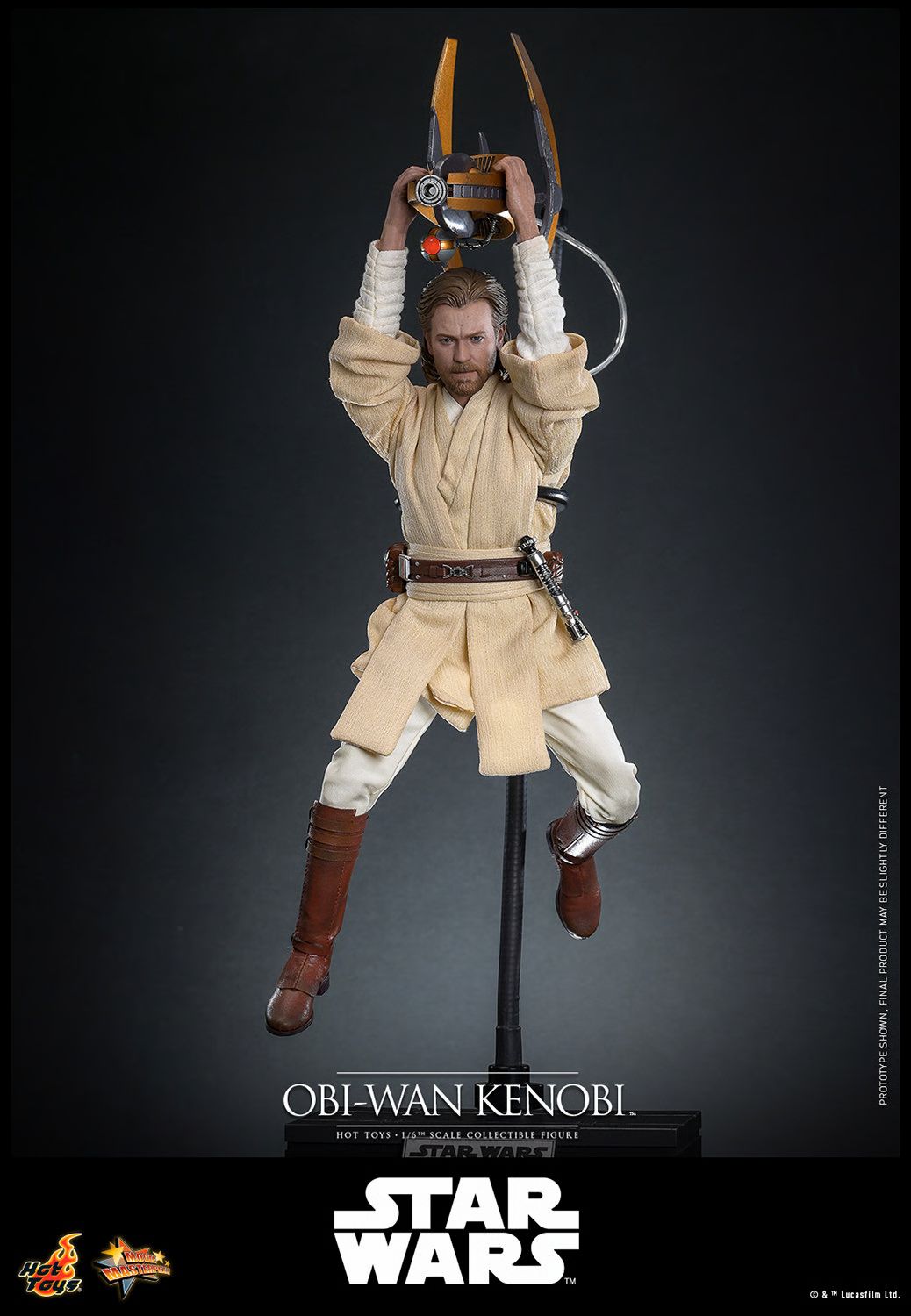 PRE-ORDER Hot Toys Star Wars Attack of the Clones Obi Wan Kenobi 1/6 Scale Collectible Figure