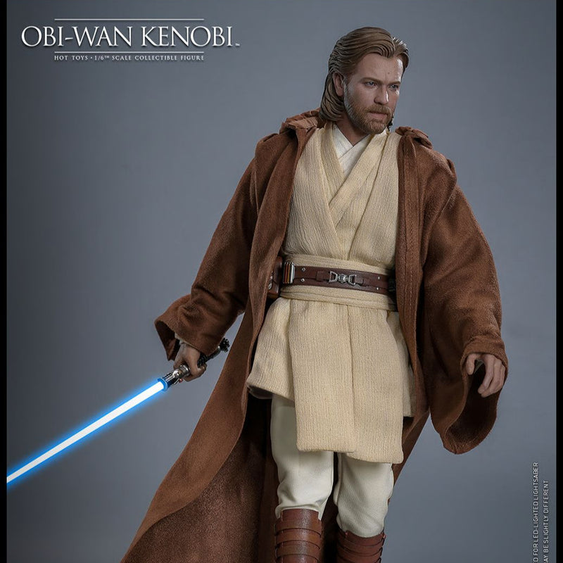 PRE-ORDER Hot Toys Star Wars Attack of the Clones Obi Wan Kenobi 1/6 Scale Collectible Figure