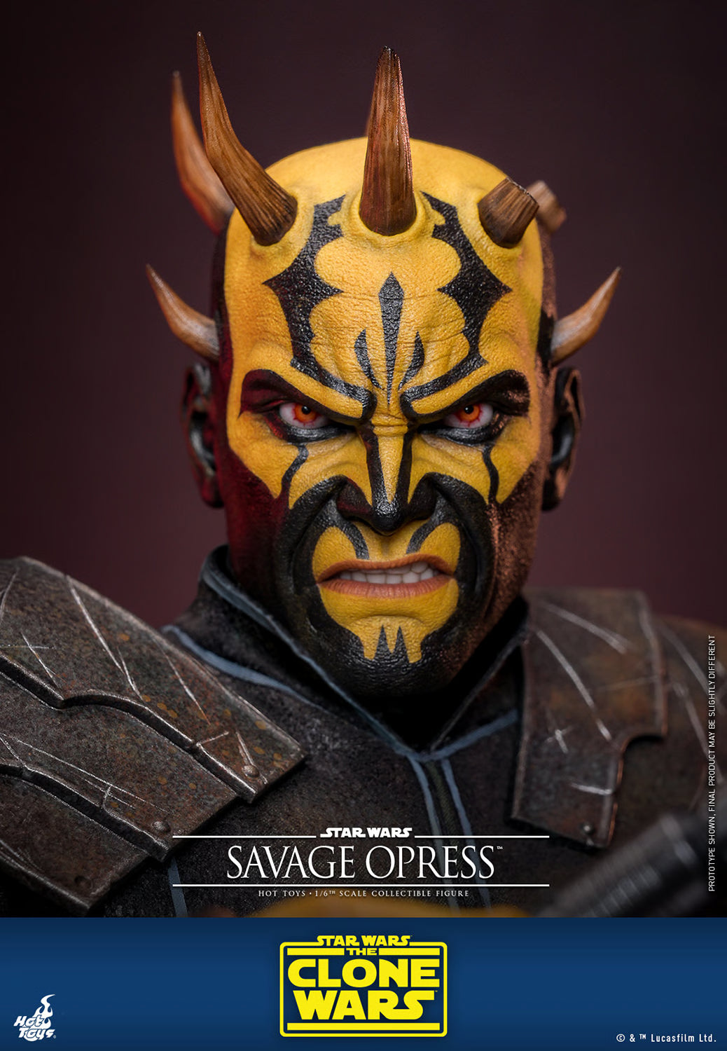 Hot Toys Star Wars The Clone Wars Savage Opress 1/6 Scale Collectible Figure IMPORT STOCK