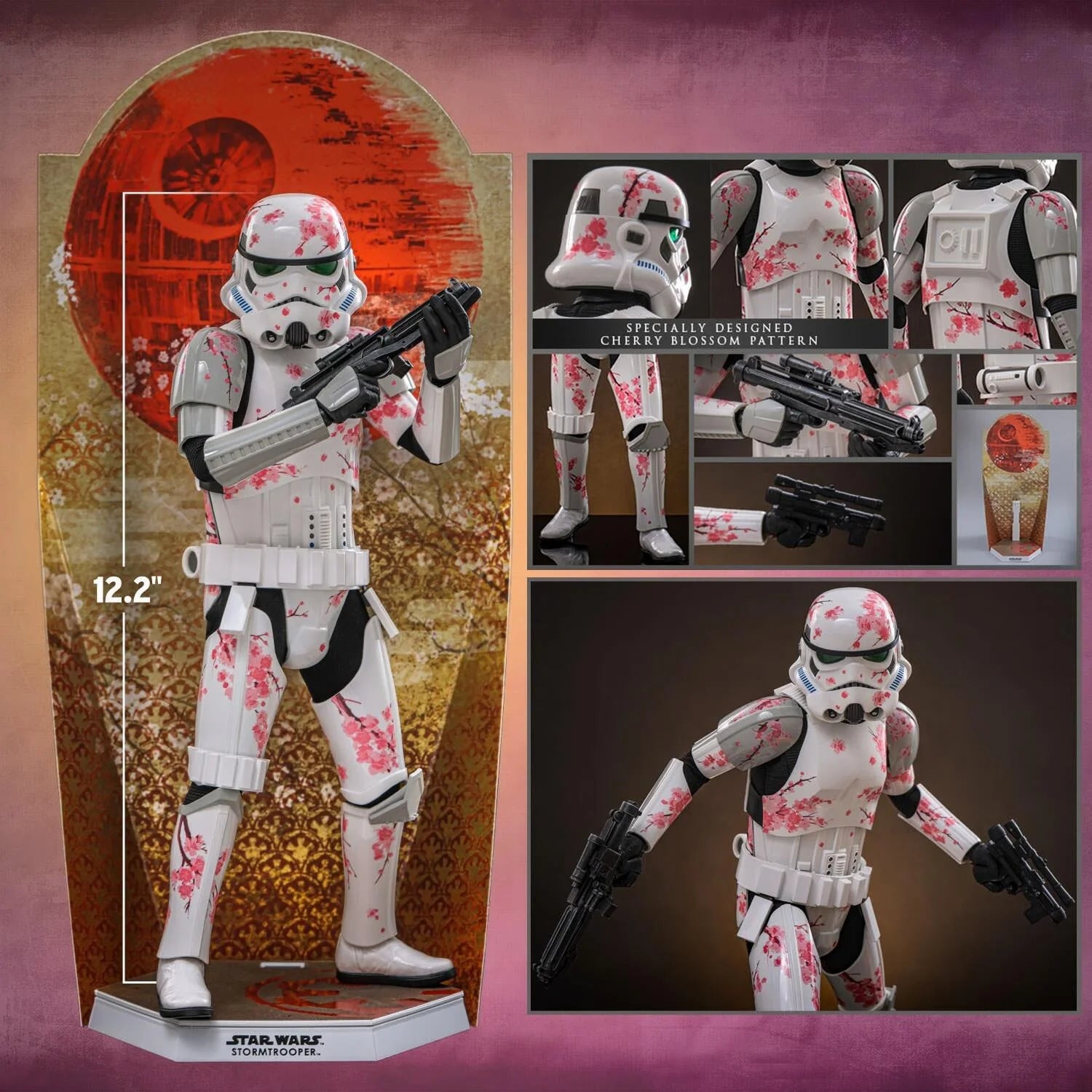 Hot Toys Exclusive Star Wars Cherry Blossum Stormtrooper 1/6 Scale Collectible Figure IMPORT STOCK