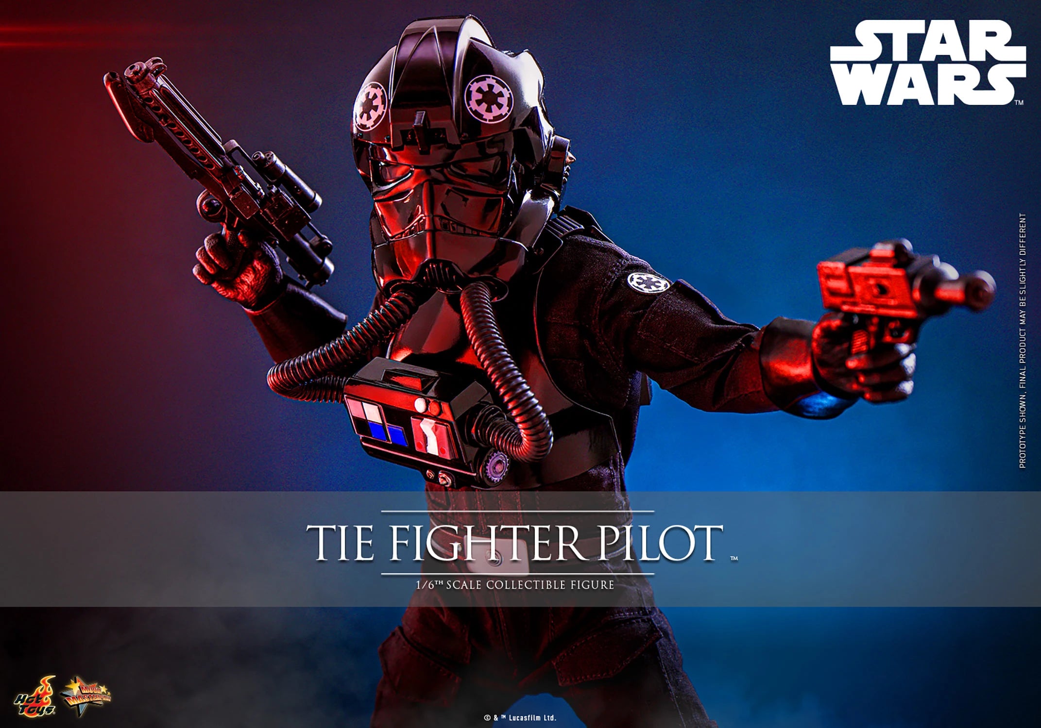 Hot Toys Star Wars Tie Fighter Pilot MMS798 1/6 Scale Collectible Figure IMPORT STOCK