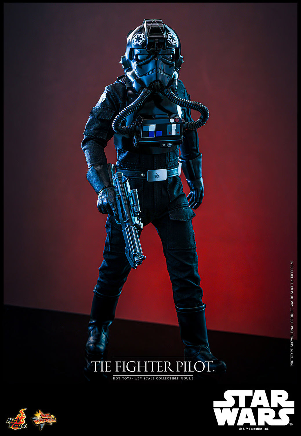 Hot Toys Star Wars Tie Fighter Pilot MMS798 1/6 Scale Collectible Figure IMPORT STOCK