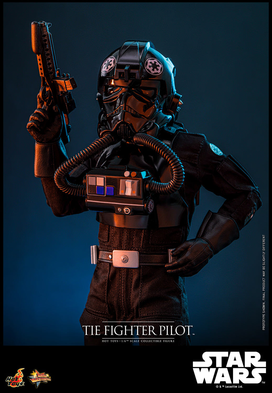 Hot Toys Star Wars Tie Fighter Pilot MMS798 1/6 Scale Collectible Figure IMPORT STOCK