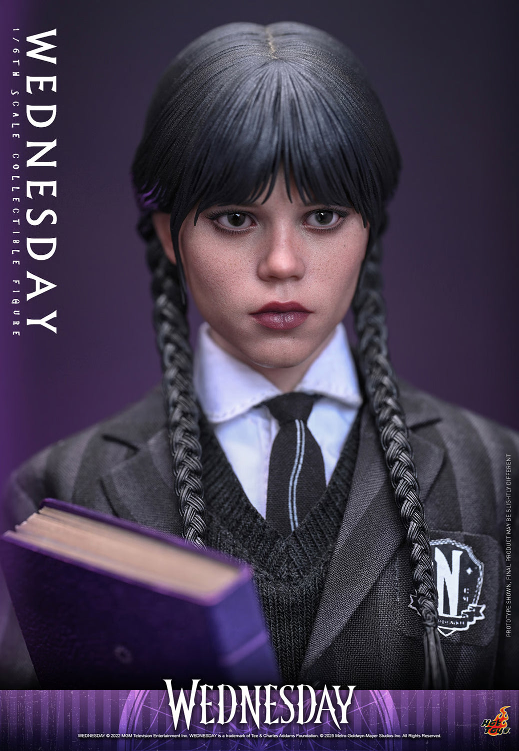 Hot Toys Wednesday Addams Nevermore Academy TMS135 1/6 Scale Collectible Figure IMPORT STOCK