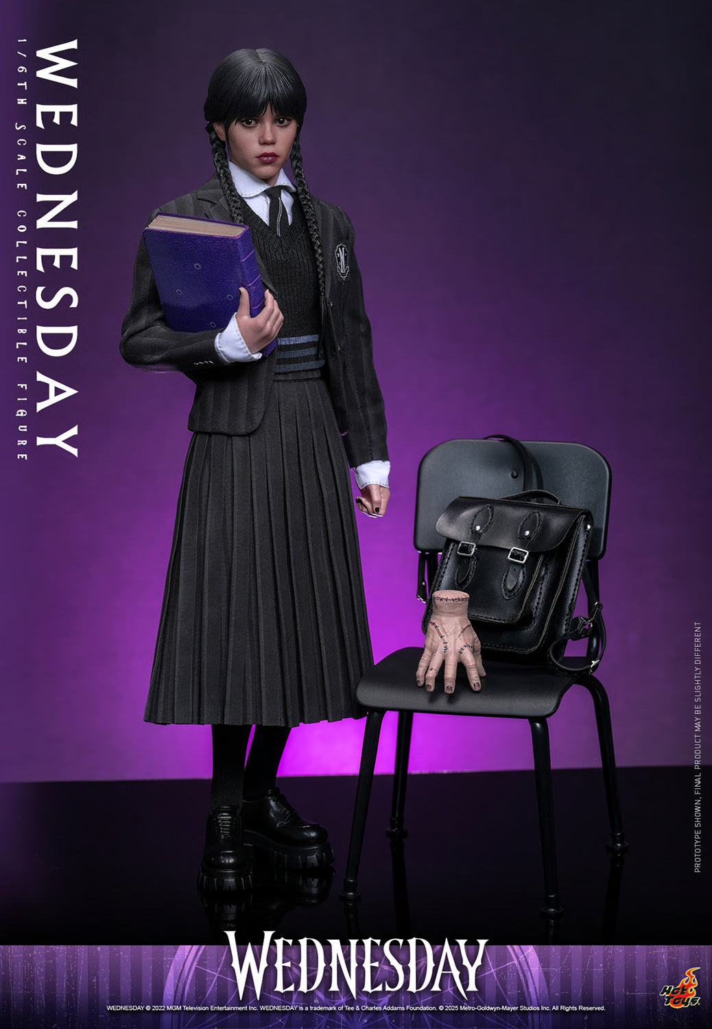 Hot Toys Wednesday Addams Nevermore Academy TMS135 1/6 Scale Collectible Figure IMPORT STOCK