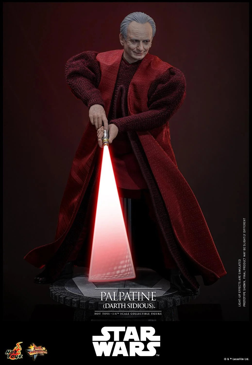 PRE-ORDER Hot Toys Star Wars Palpatine (Darth Sidious) 1/6 Scale Collectible Figure