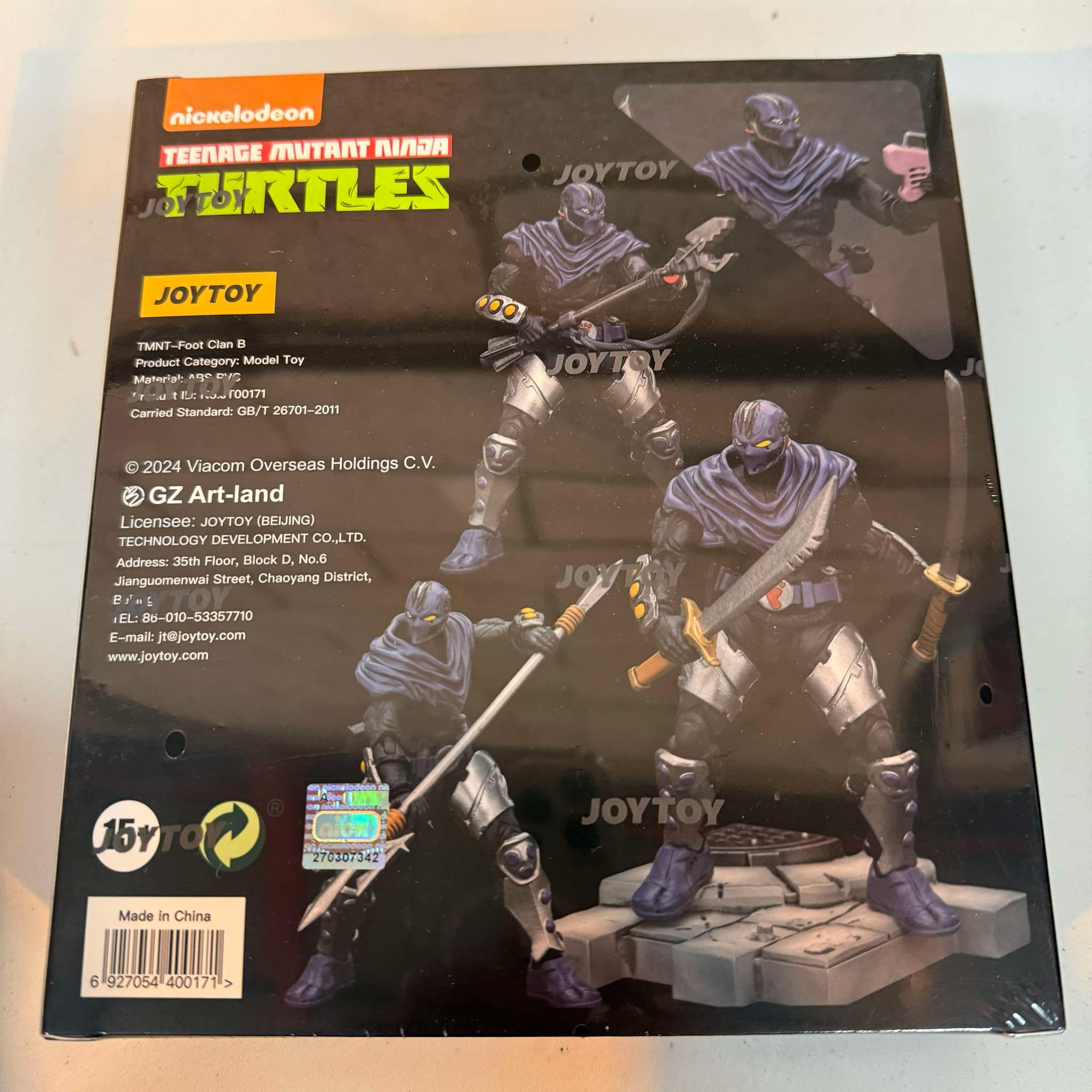 JOYTOY Teenage Mutant Ninja Turtles Foot Clan B