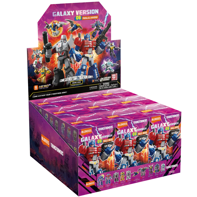 Transformers Blokees Galaxy Version 06 (Parallel Universe) BOX OF 9 FIGURES