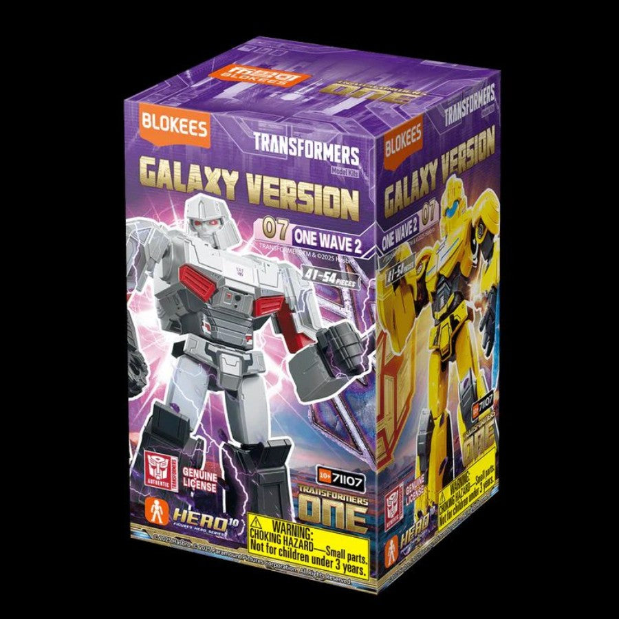 Transformers Blokees Galaxy Version 07 (TFOne) One Wave 2 SEALED BOX OF 9