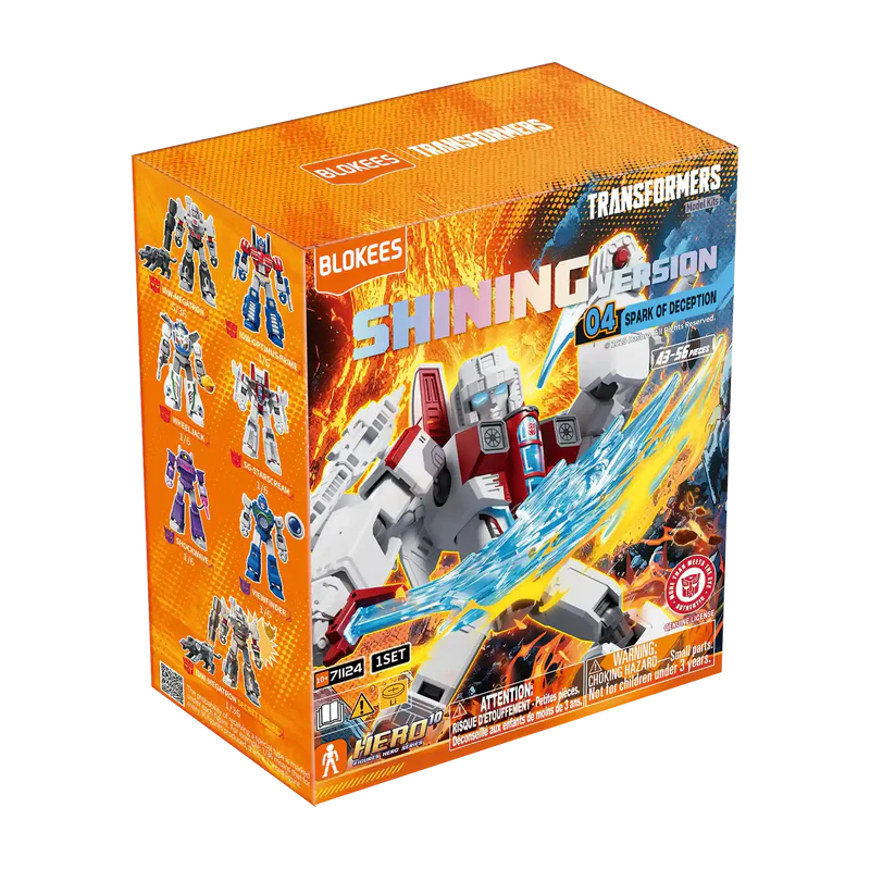 Transformers Blokees Shining V4 Spark Of Deception SINGLE RANDOM BLIND BOX ARRIVING SOON