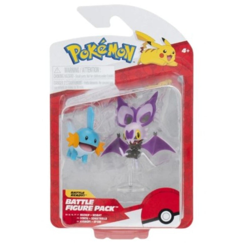 Pokemon Battle Figure Mudkip & Noibat