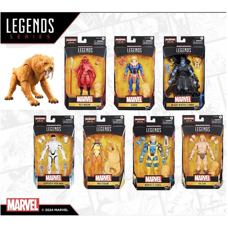 PRE-ORDER Marvel Legends Zabu Series Set of 7