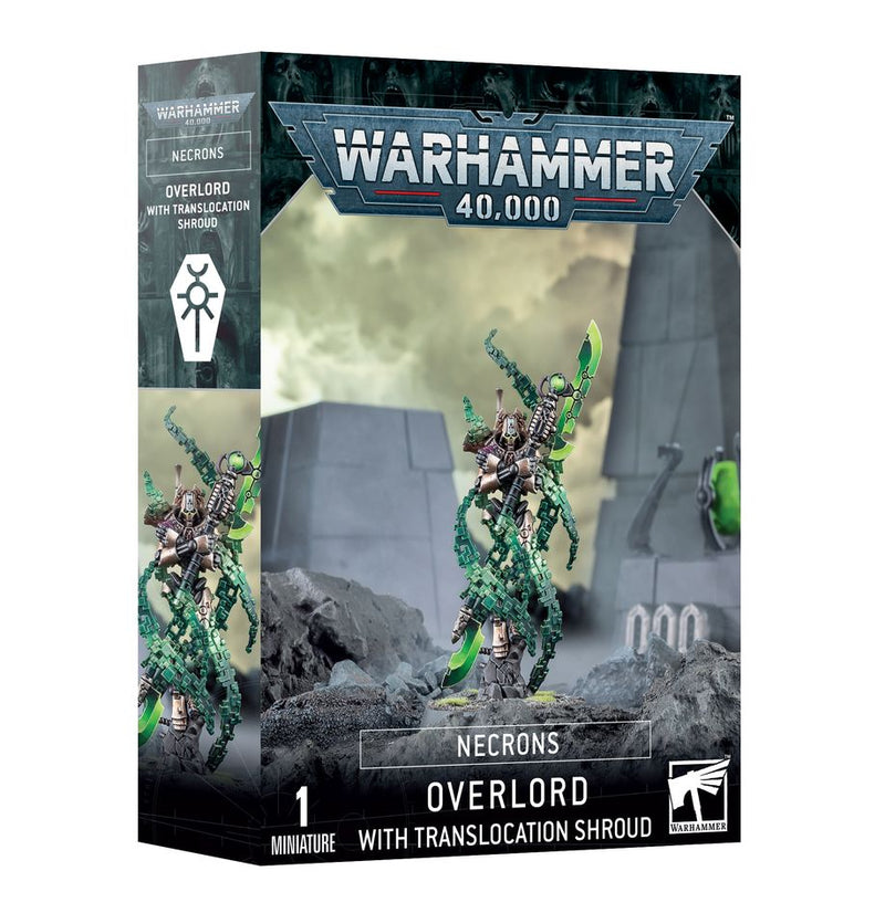 Warhammer 40,000 Necrons Overlord with Translocation Shroud