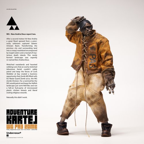 Ashley Wood Underverse Adventure Kartel Waste Guard WG PA3 Zomb 1/6 Scale Collectible Figure