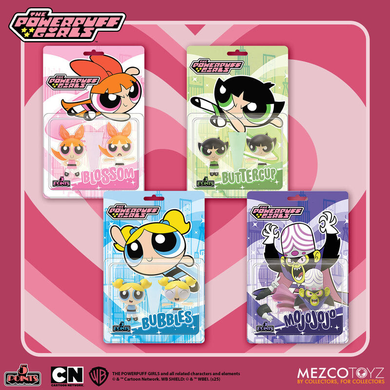 Mezco The Powerpuff Girls Set of 4 Figures
