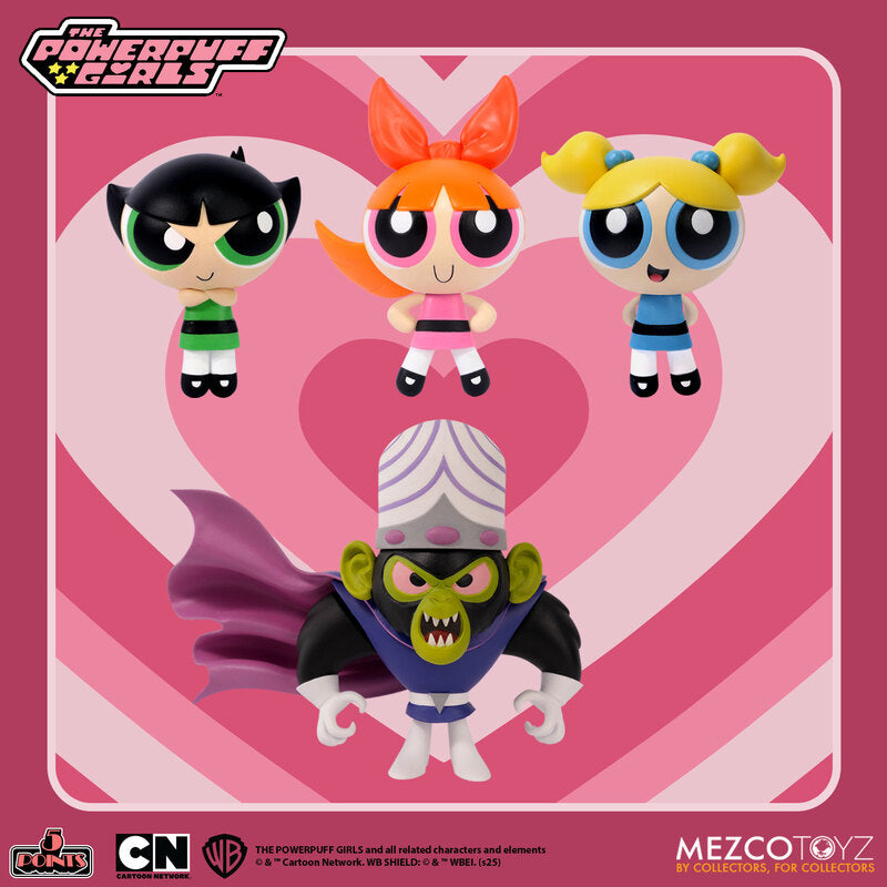 Mezco The Powerpuff Girls Set of 4 Figures