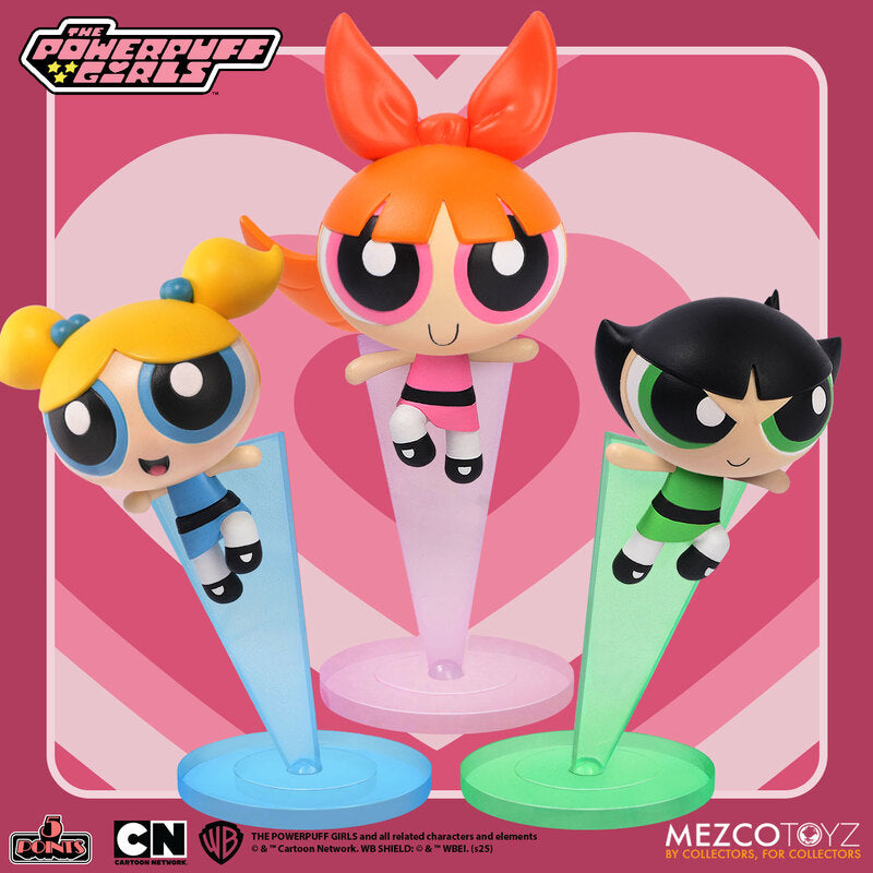 Mezco The Powerpuff Girls Set of 4 Figures