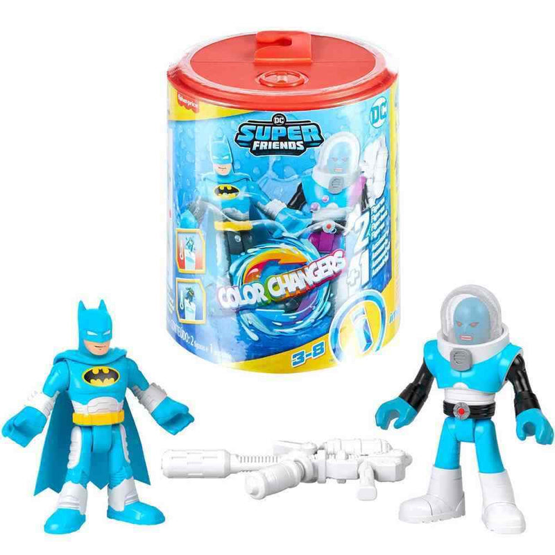 Imaginext DC Super Friends Colour Changers Batman & Mr Freeze