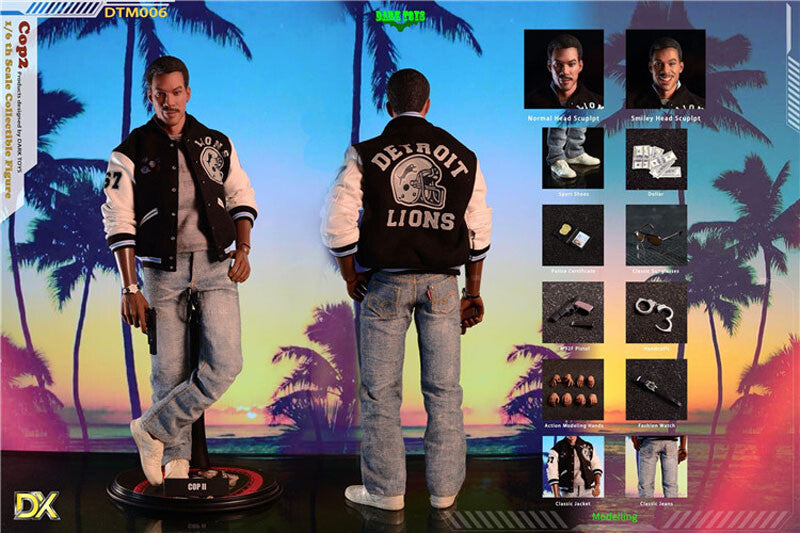 Dark Toys Cop II Axel Foley Beverly Hills Cop 1/6 Scale Collectible Figure