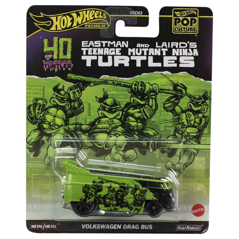 Hot Wheels Pop Culture Eastman & Laird's Teenage Mutant Ninja Turtles Volkswagen Drag Bus