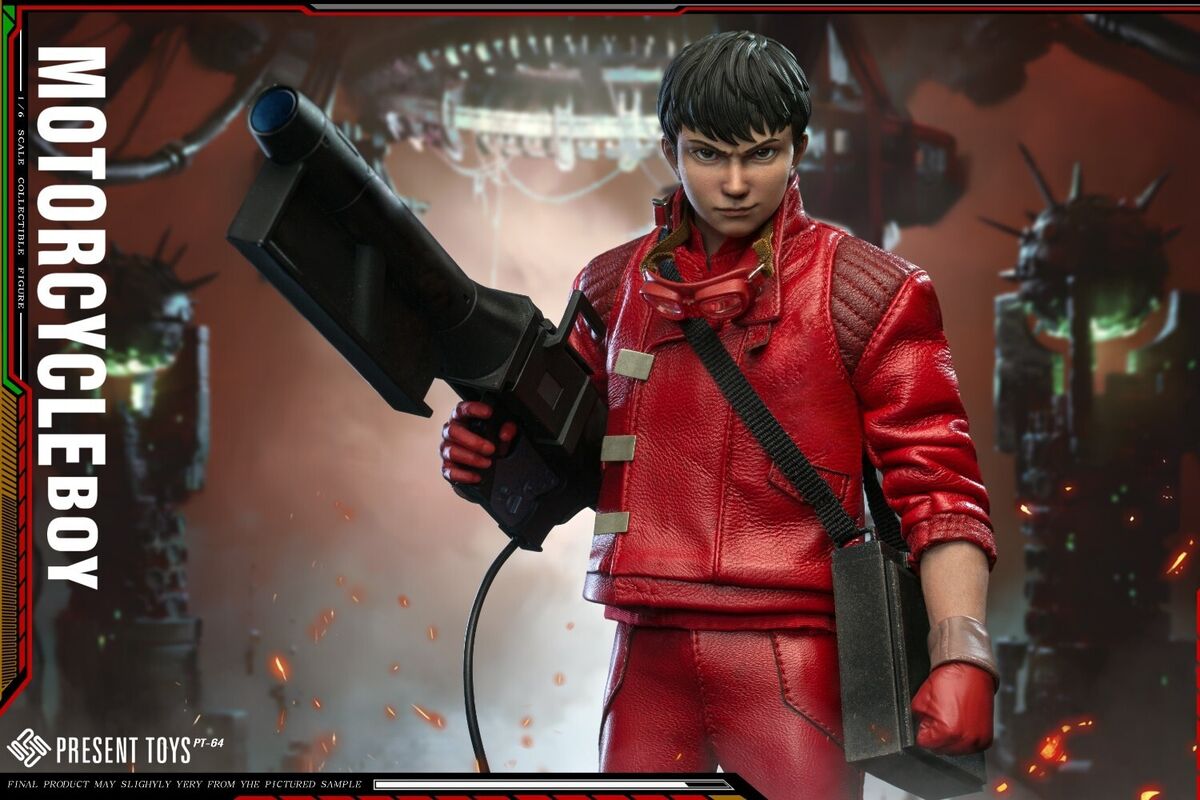 Present Toys Motorcycle Boy Akira Kaneda 1/6 Scale Collectible Figure