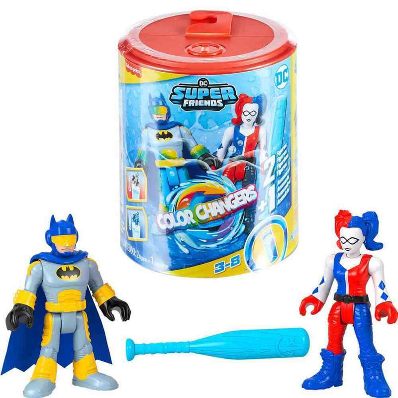 Imaginext DC Super Friends Colour Changers Batman & Harley Quinn