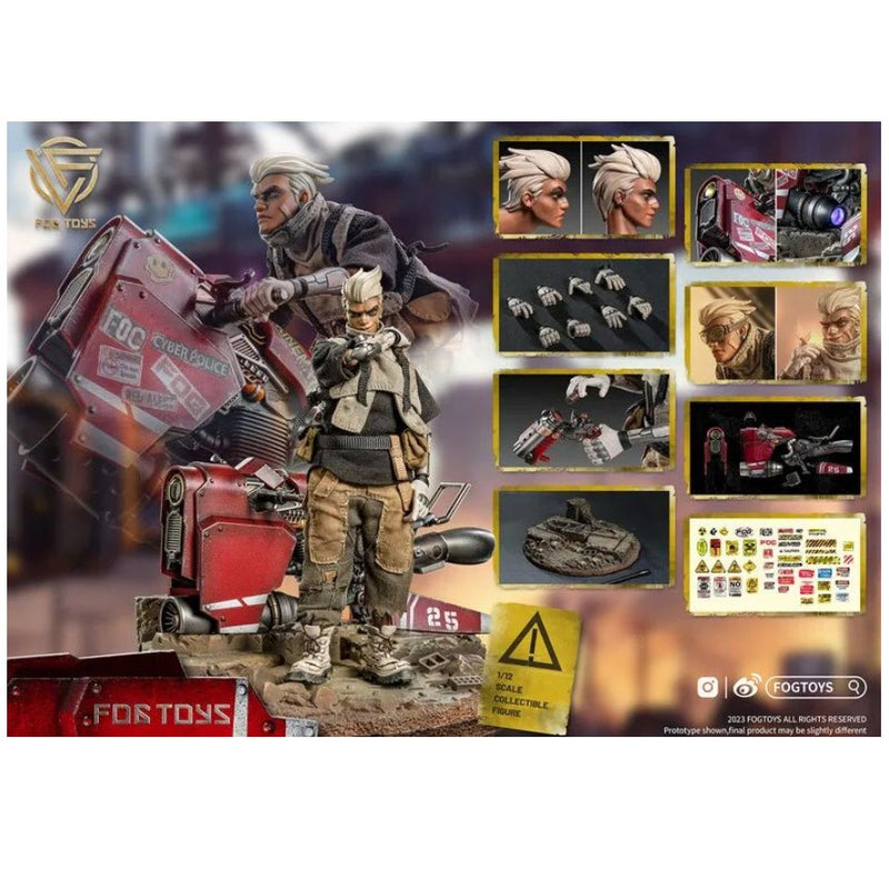 Fantasy Alphabet Series A 1/12 Scale Figure and Vehicle Set