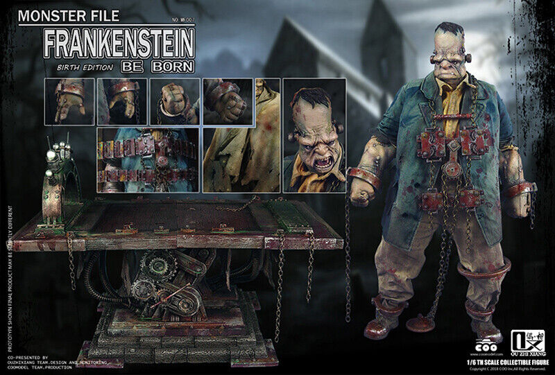 Coomodel x Ouzhixiang MF007 Monster File Frankenstein Be Born Deluxe Version 1/6 Scale Collectible Figure (Copy)