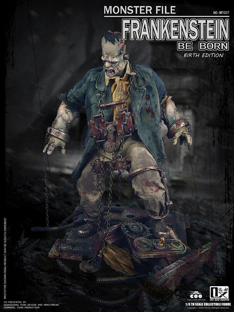 Coomodel x Ouzhixiang MF007 Monster File Frankenstein Be Born Deluxe Version 1/6 Scale Collectible Figure (Copy)