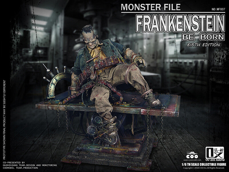 Coomodel x Ouzhixiang MF007 Monster File Frankenstein Be Born Deluxe Version 1/6 Scale Collectible Figure (Copy)