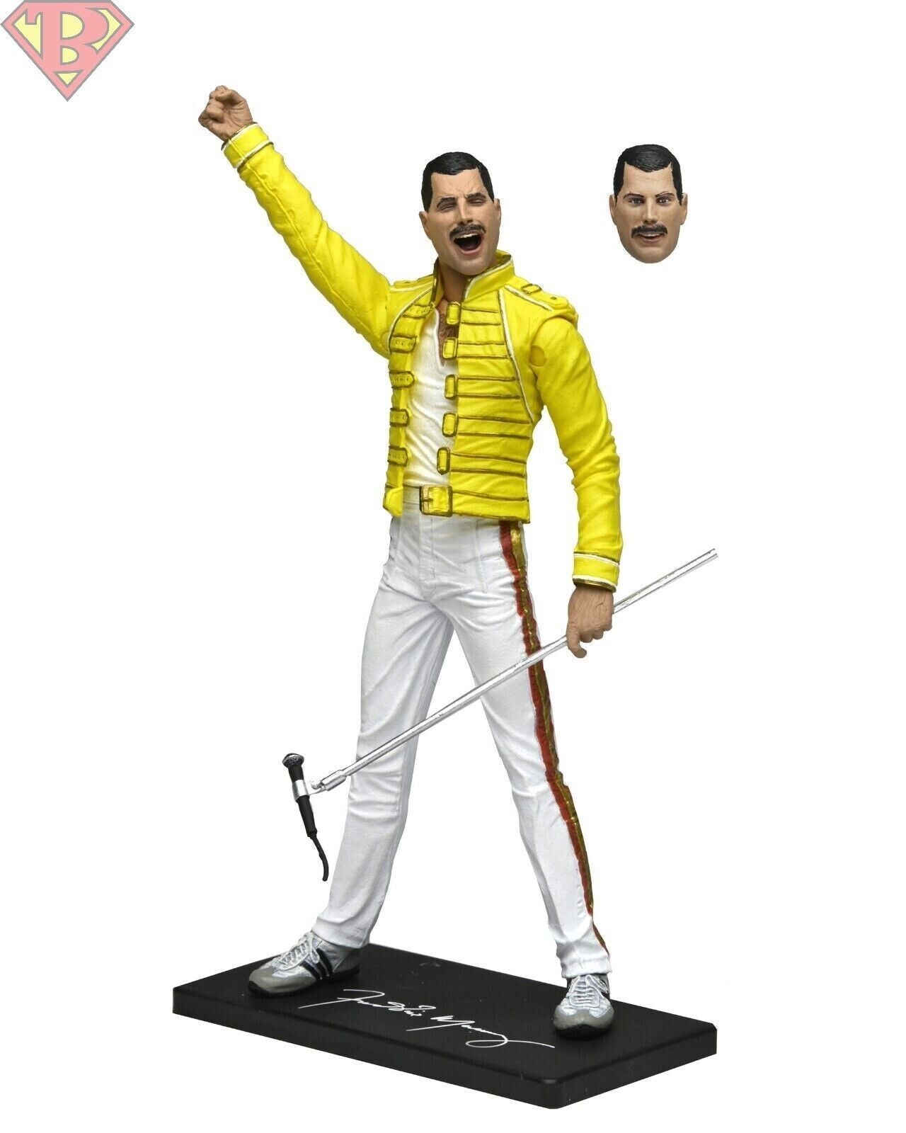 Neca Freddie Mercury Magic Tour Yellow Jacket 7" Figure