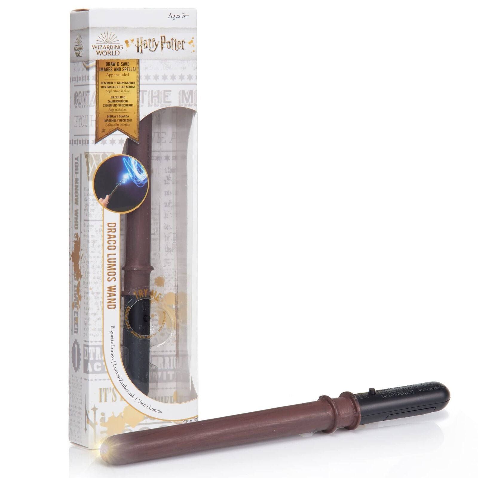 Harry Potter Lumos 7" Light Up Wand - Luna Lovegood