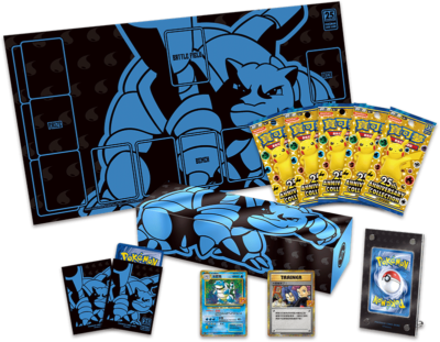 Pokémon TCG 25th Anniversary Blastoise Reinforced Box Chinese Version