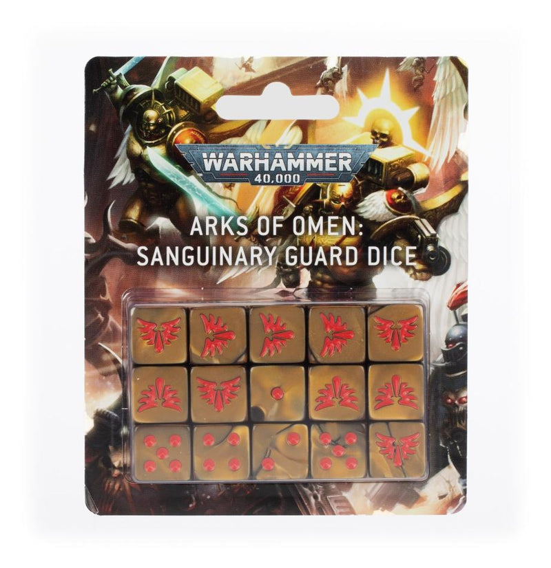 Warhammer 40,000 Arks of Omen: Sanguinary Guard Dice NON MINT