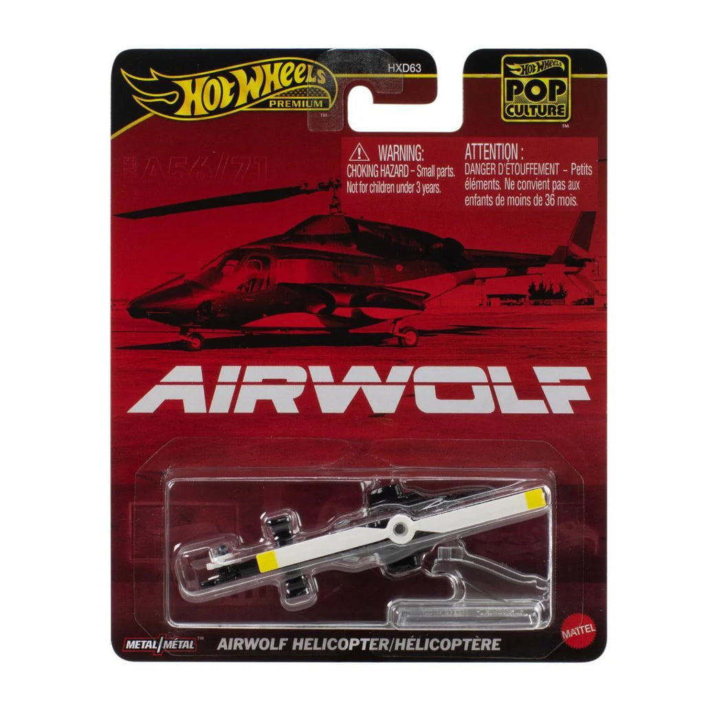 Hot Wheels　キャラウィール　エアーウルフ　エアウルフ AIRWOLF Hot Wheels Pop Culture Airwolf Helicopter MAXIMUM 1 PER CUSTOMER