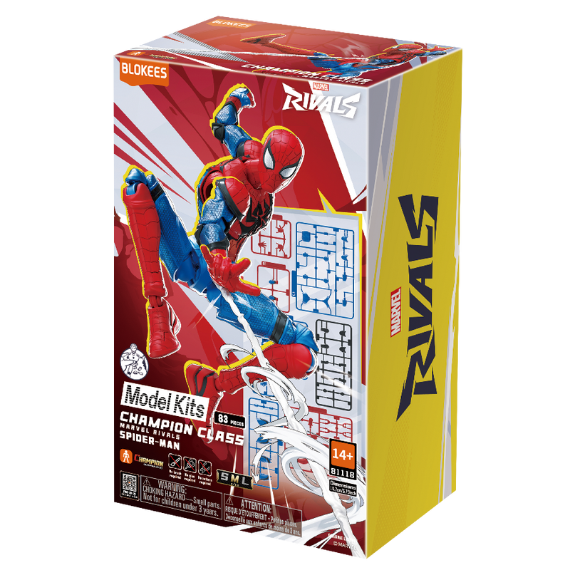 PRE-ORDER Marvel Rivals Spider-Man Champion Class CC06 Blokees Model Kit